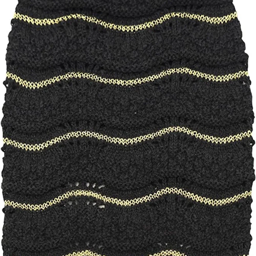 Kyeese Gold Thread Weave Patten Dog Sweater Size XL NWT